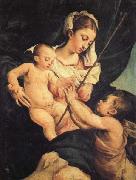Madonna and Child with St.John as a Child Jacopo Bassano